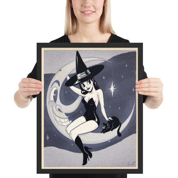 Lunar Love - Framed poster