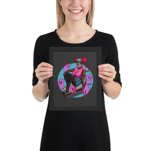 Casket Cutie - Framed poster