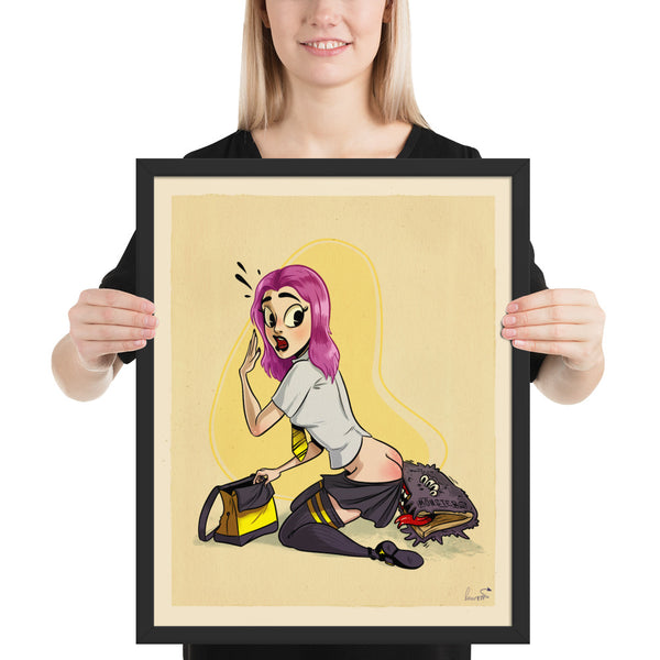 Nymphadora and the Beast - Framed poster