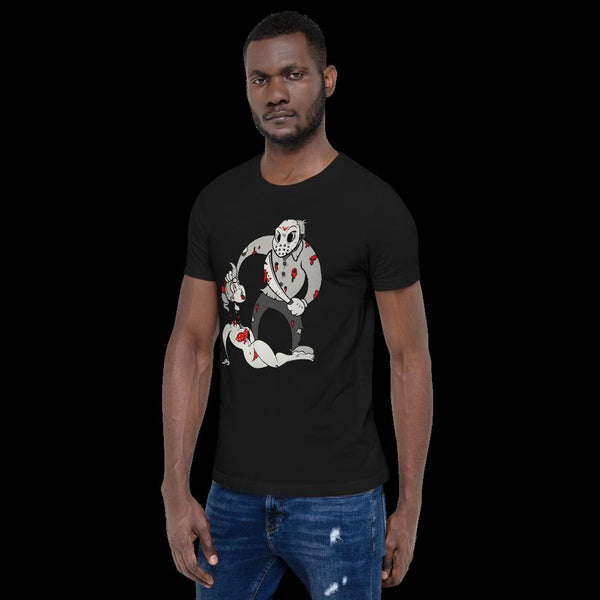 Jason In Toon Town - Short-Sleeve Unisex T-Shirt