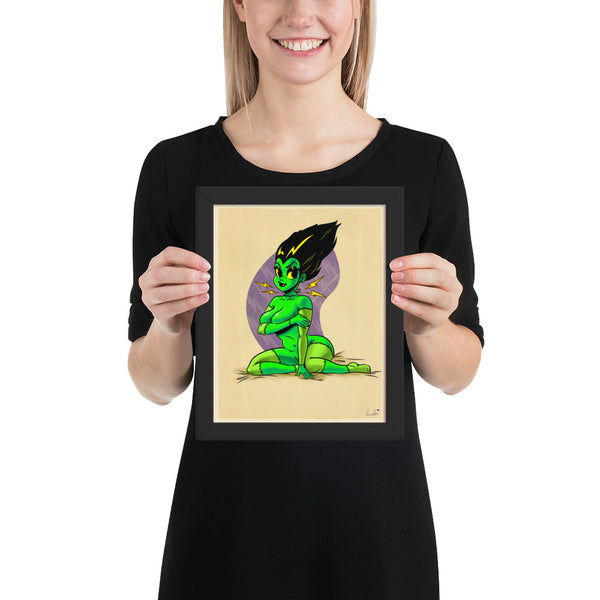 Toon Bride - Framed poster
