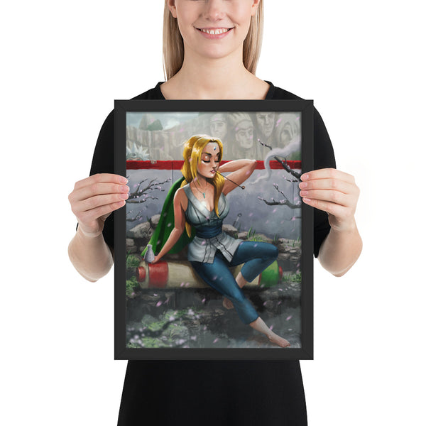 Hokage Hot Springs - Framed poster