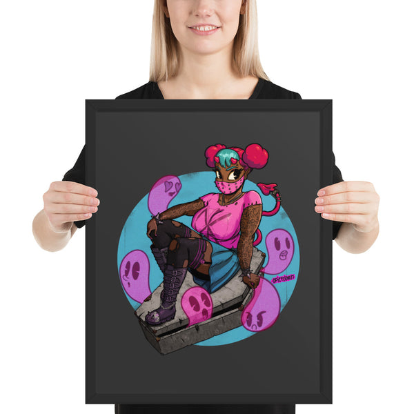 Casket Cutie - Framed poster