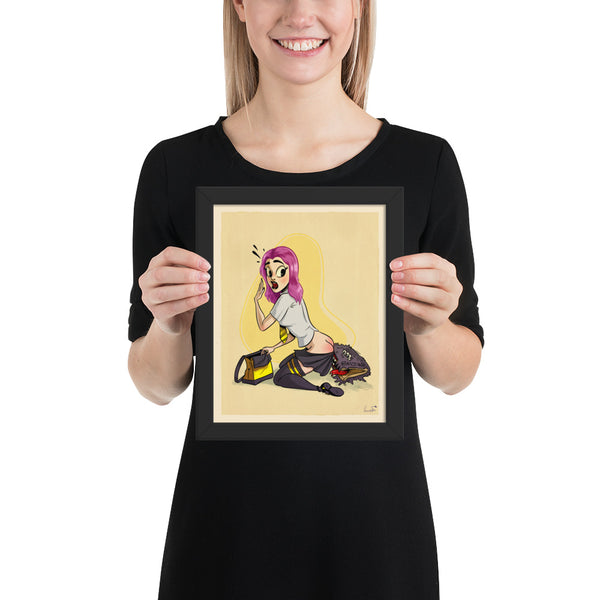 Nymphadora and the Beast - Framed poster