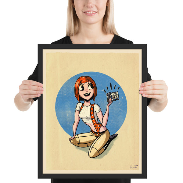 Leeloo - Framed poster