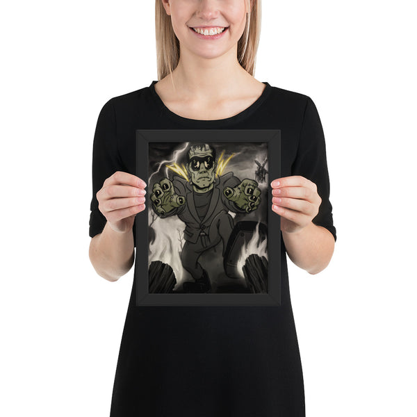 Frankenstein's Monster -Framed poster