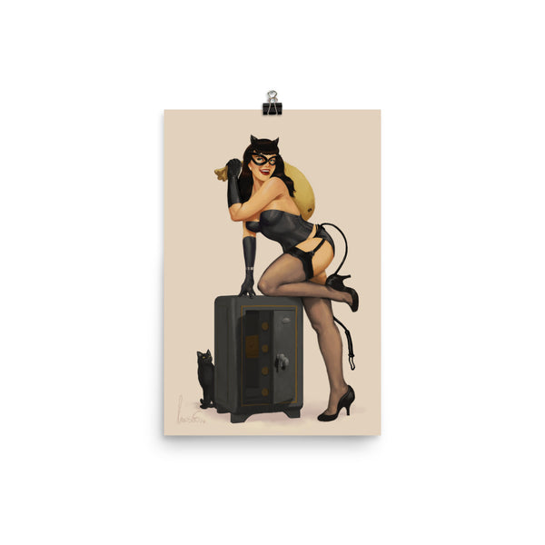 Cat Burglar Caught in the Act - Poster