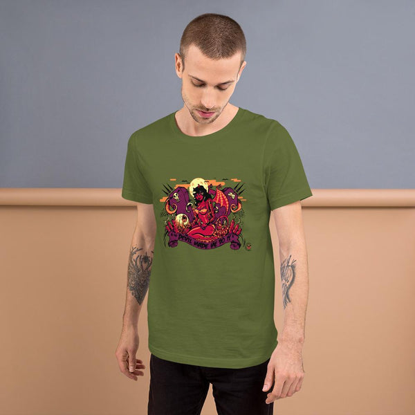 The Devil Made Me Do It - Short-Sleeve Unisex T-Shirt