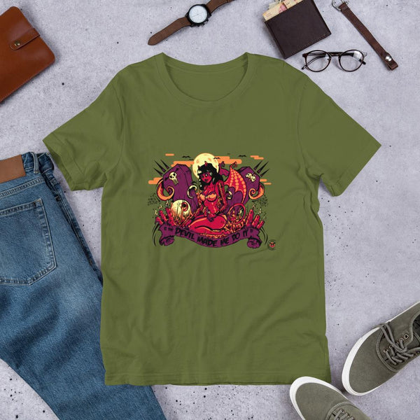 The Devil Made Me Do It - Short-Sleeve Unisex T-Shirt