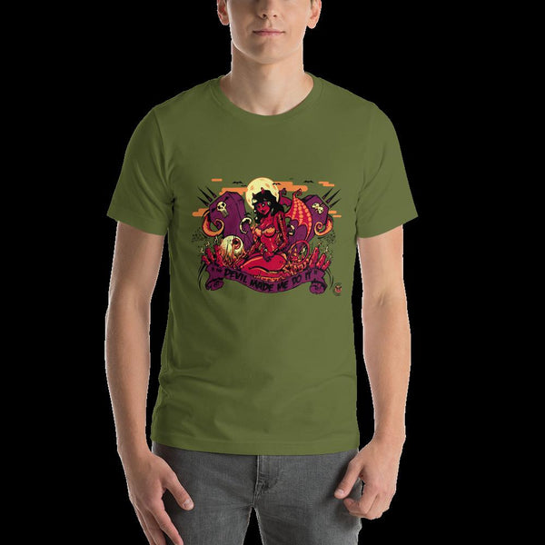 The Devil Made Me Do It - Short-Sleeve Unisex T-Shirt
