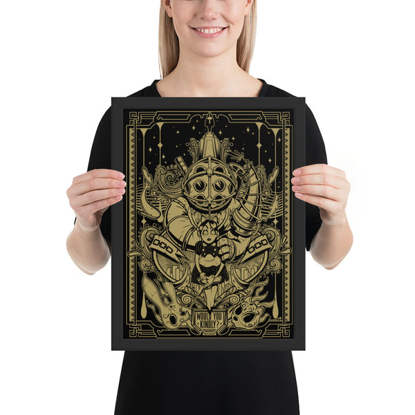 Would you kindly - Framed poster