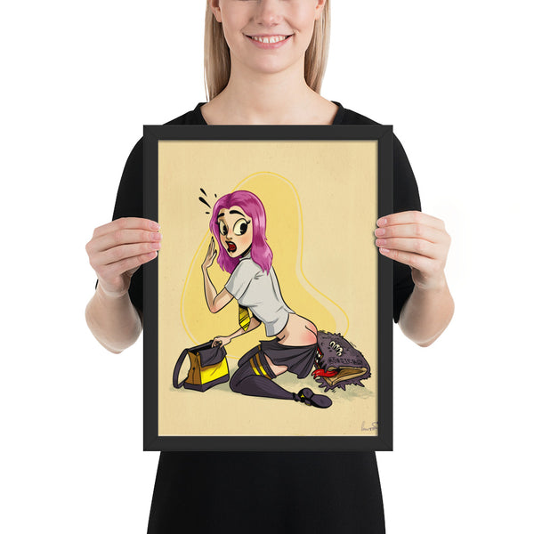 Nymphadora and the Beast - Framed poster
