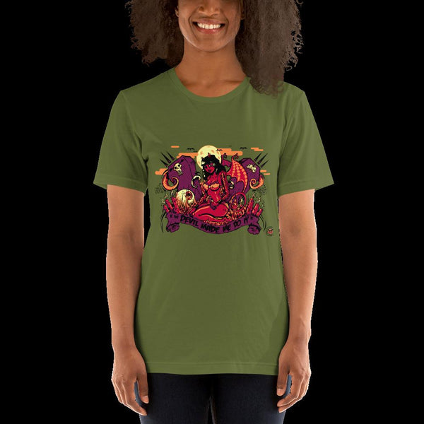 The Devil Made Me Do It - Short-Sleeve Unisex T-Shirt