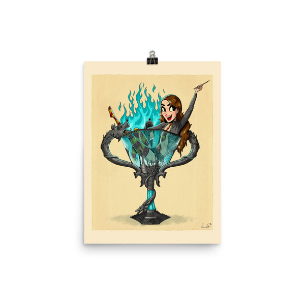 Hermione in the Triwizard cup - Poster