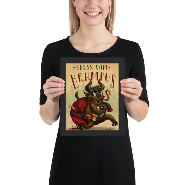 Krampus - Framed poster