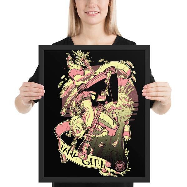 Tanks for Playing - Framed poster