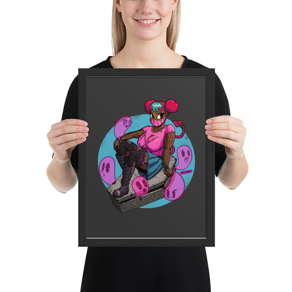 Casket Cutie - Framed poster