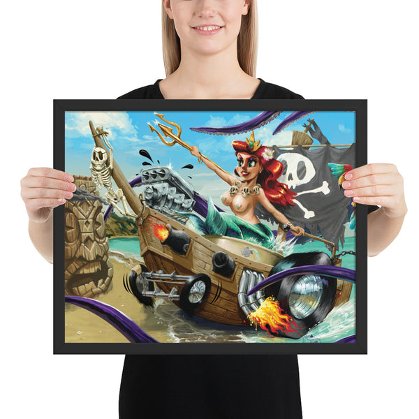 Merfink - Framed poster