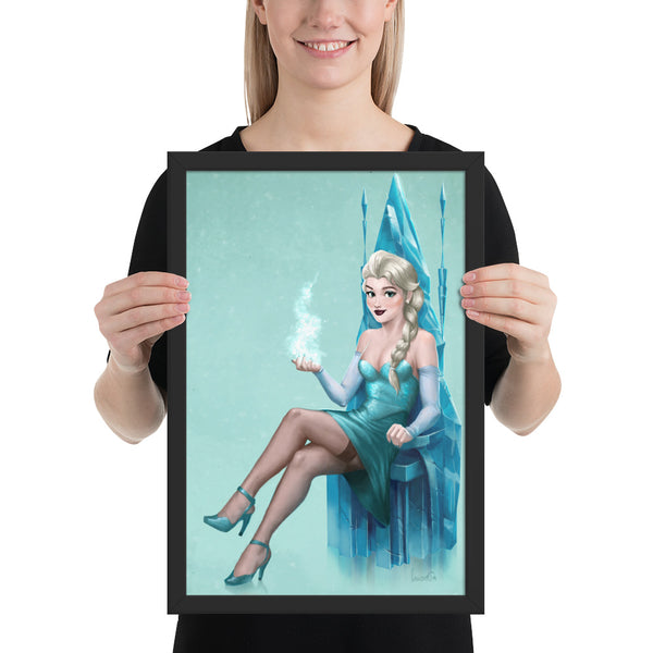 Ice Legs - Framed poster