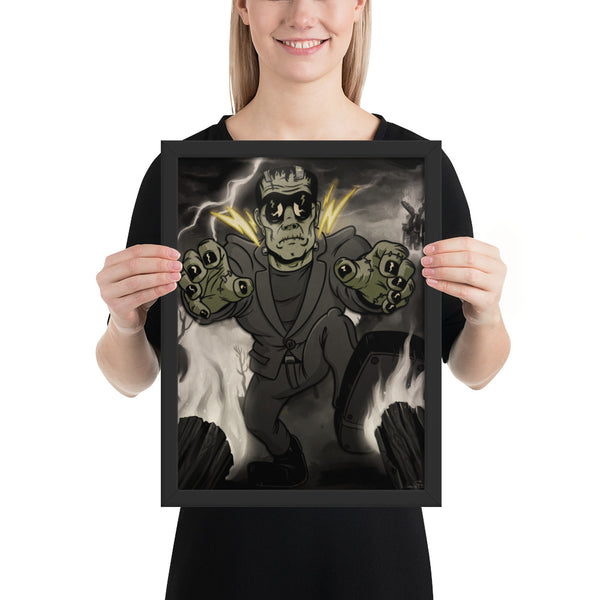 Frankenstein's Monster -Framed poster