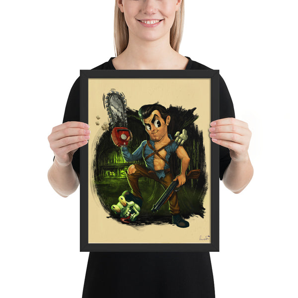 Ashy Slashy - Framed poster