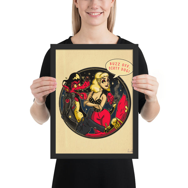 Buzz Off - Framed poster