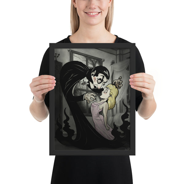 Dracula's Gaze - Framed poster