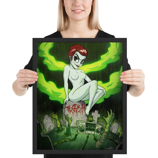 Trash - Framed poster