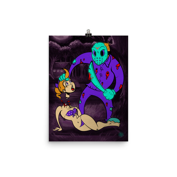 Gamer Jason in Toon Town -Poster