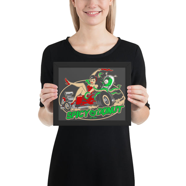 Spicy Garage - Framed poster