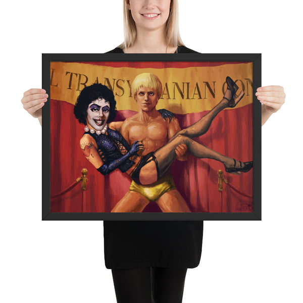 Rocky Horror Pinup - Framed poster