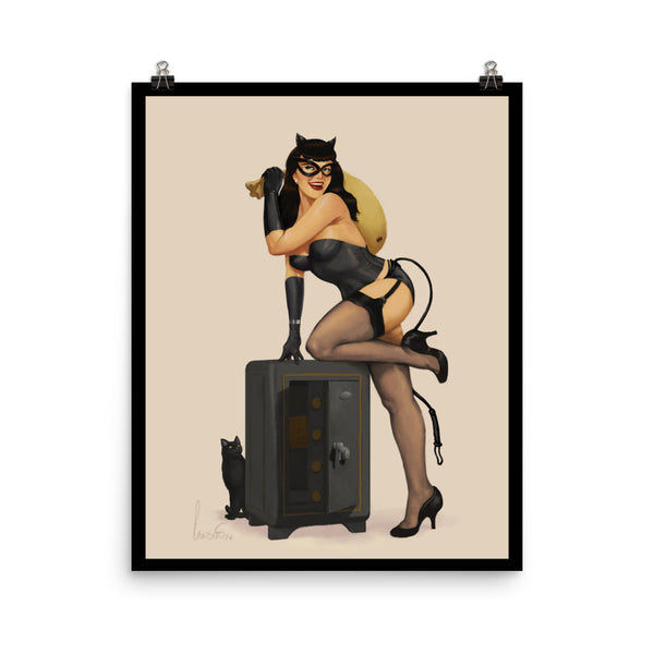 Cat Burglar Caught in the Act - Poster