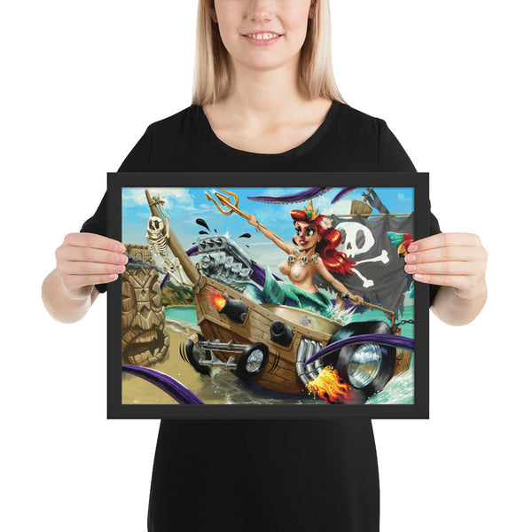 Merfink - Framed poster