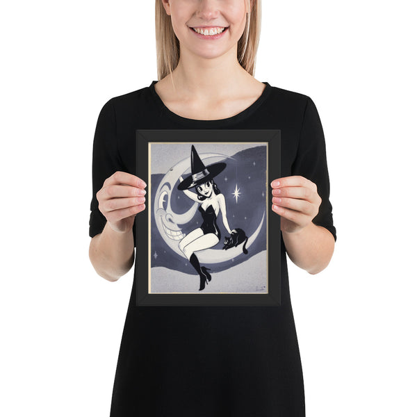 Lunar Love - Framed poster