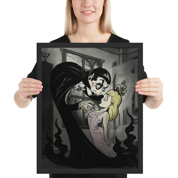 Dracula's Gaze - Framed poster