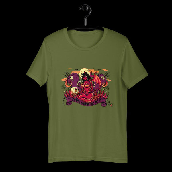 The Devil Made Me Do It - Short-Sleeve Unisex T-Shirt