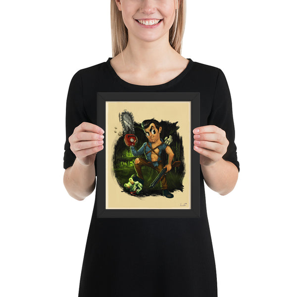 Ashy Slashy - Framed poster