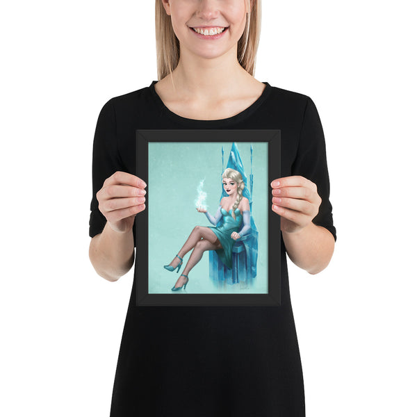 Ice Legs - Framed poster