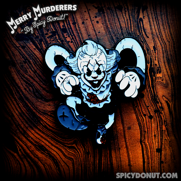 The Dancing Clown of Derry Enamel Pin