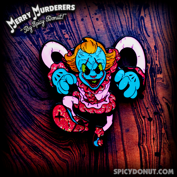 The Dancing Clown of Derry Enamel Pin