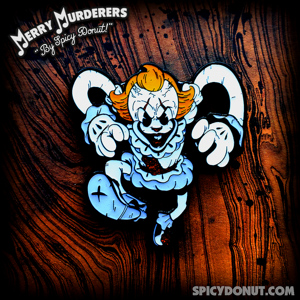 The Dancing Clown of Derry Enamel Pin