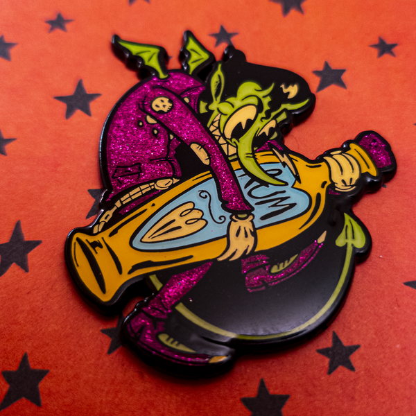 Red Rummy Enamel Pin