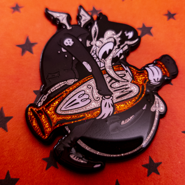 Red Rummy Enamel Pin