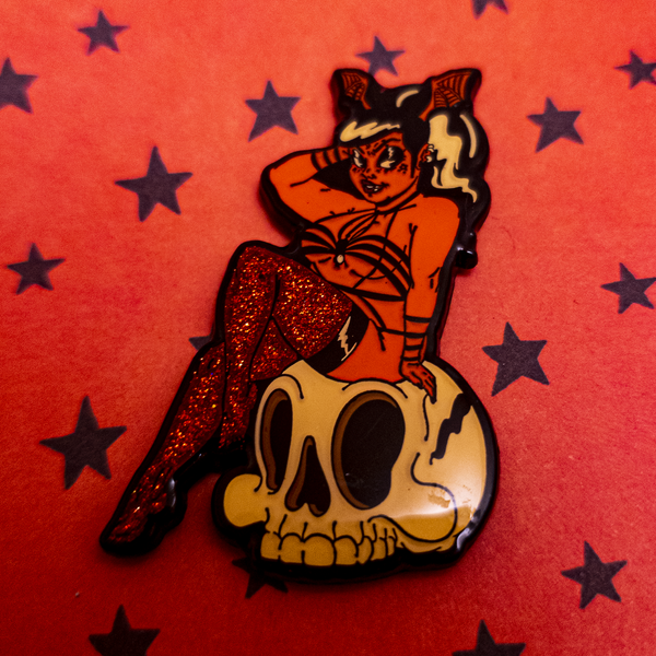 Thicc Thinker Enamel Pin