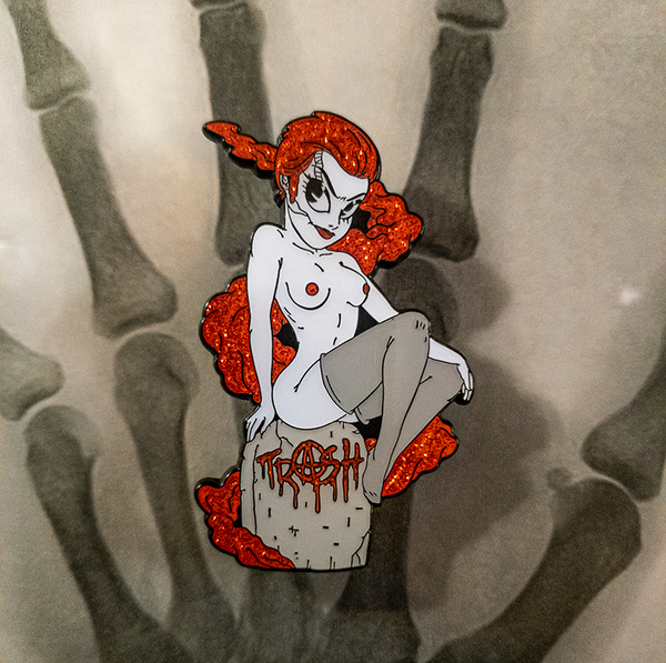 Trash Enamel Pin