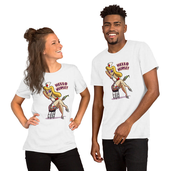 Hello Nurse - Short-Sleeve Unisex T-Shirt