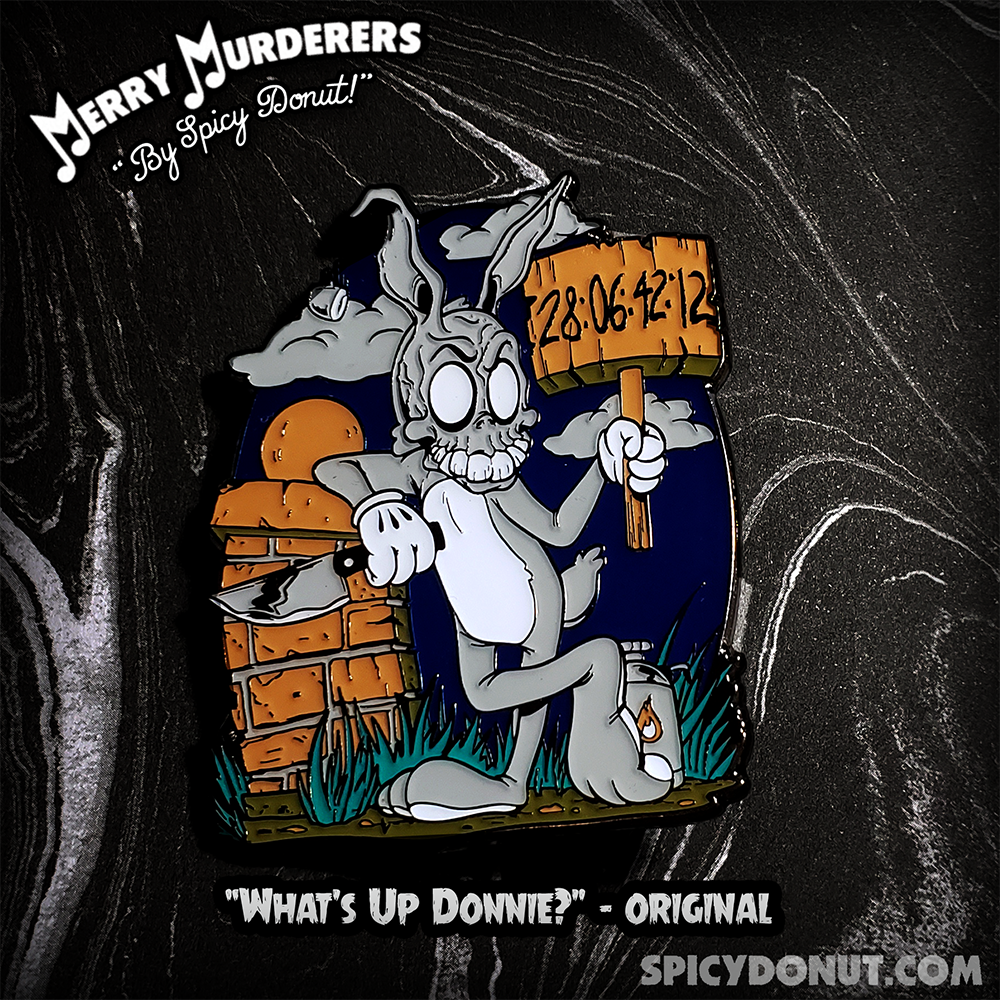 What's Up Donnie Enamel Pin – Spicy Donut Shop