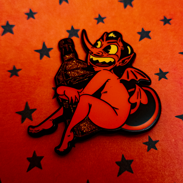 Whiskey Wascal Enamel Pin