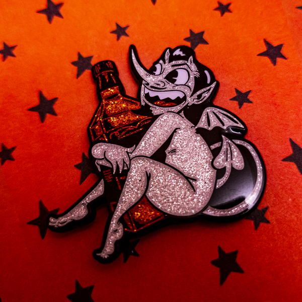 Whiskey Wascal Enamel Pin
