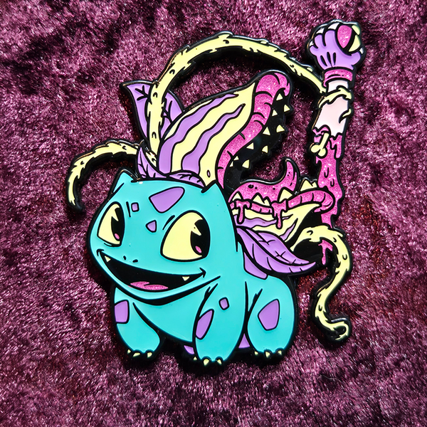 Bulbaudrey 3" Enamel Pin
